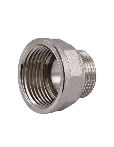 Перехідник редукційний Optimum NK543O 1 х 3/4 дюйми ВН, нікельований восьмигранний