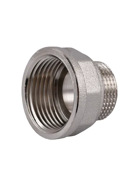 Перехідник редукційний Optimum NK543O 1 х 3/4 дюйми ВН, нікельований восьмигранний