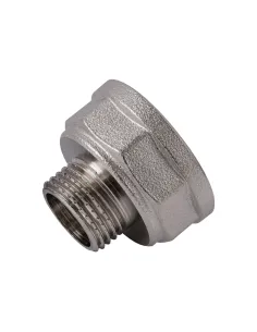 Перехідник редукційний Optimum NK533O 1 х 1/2 дюйма ВН, нікельований восьмигранний