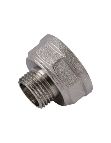 Перехідник редукційний Optimum NK533O 1 х 1/2 дюйма ВН, нікельований восьмигранний