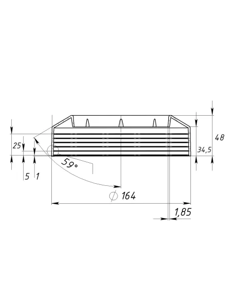 Розетка для підключення унітазу Optimum OPTI 110PP07 для фанового з`єднання, D110