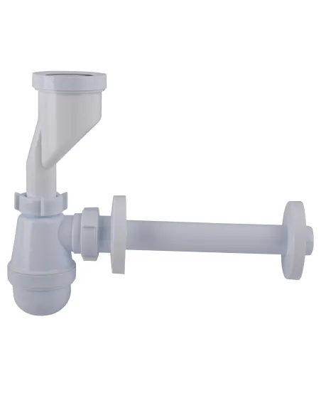 Сифон для пісуару Optimum OPTI-19708 з трубкою 40/32х200, розетками 32 та 40