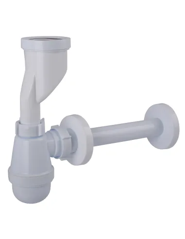 Сифон для пісуару Optimum OPTI-19708 з трубкою 40/32х200, розетками 32 та 40