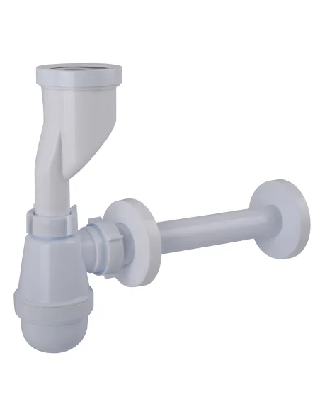 Сифон для пісуару Optimum OPTI-19708 з трубкою 40/32х200, розетками 32 та 40