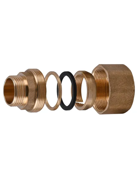 З`єднання затискне Optimum LS332S 1/2 дюйма, 22 мм, латунне