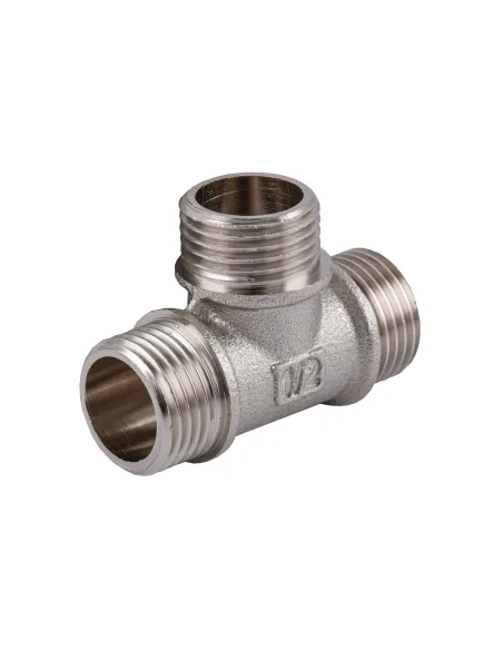 Тройник Optimum NT332S 1/2 дюйм, ННН, никелированный