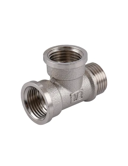 Трійник Optimum NT334S 1/2 дюйм, ВВН, нікельований