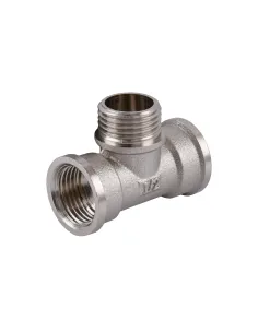 Тройник Optimum NT336S 1/2 дюйм, ВНВ, никелированный