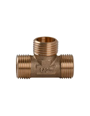 Трійник Optimum LT332S 1/2 дюйм, ПНН, латунний