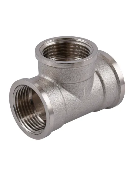 Тройник Optimum NT551S 1 дюйм, ВВВ, никелированный