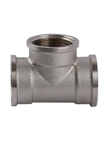 Тройник Optimum NT551S 1 дюйм, ВВВ, никелированный