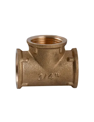 Трійник Optimum LT441S 3/4 дюйми, ВВВ, латунний