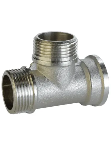 Тройник Optimum NT445S 3/4 дюйма, ВНН, никелированный