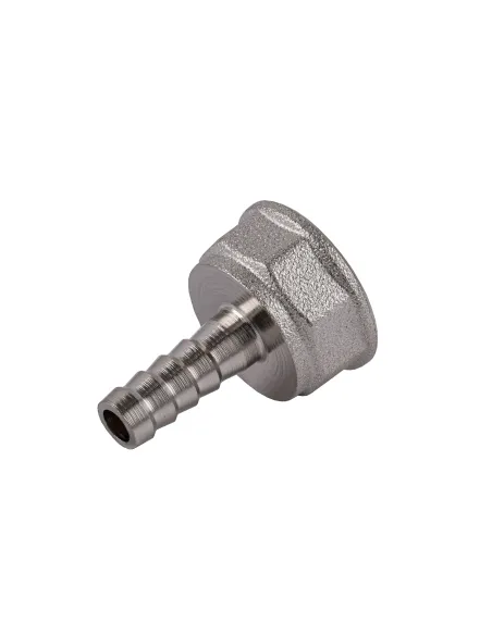 Штуцер Optimum NU3D1S 1/2 дюйма В 8 мм никелированный