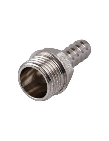 Штуцер Optimum NU3E2S 1/2 дюйми Н 10 мм нікельований