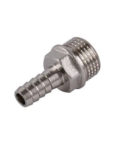 Штуцер Optimum NU3E2S 1/2 дюйма Н 10 мм никелированный