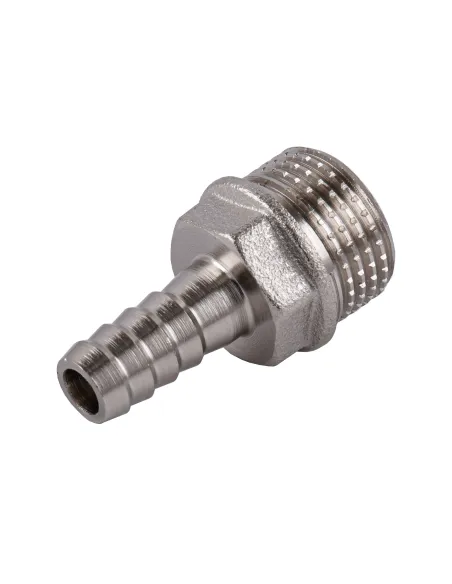 Штуцер Optimum NU3E2S 1/2 дюйма Н 10 мм никелированный