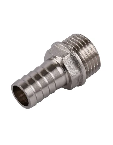 Штуцер Optimum NU3G2S 1/2 дюйма Н 14 мм никелированный