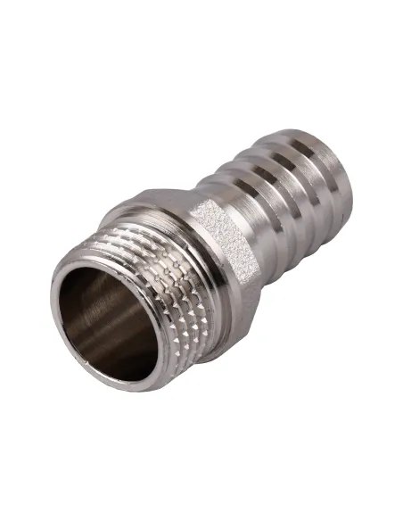 Штуцер Optimum NU3H2S 1/2 дюйма Н 16 мм никелированный