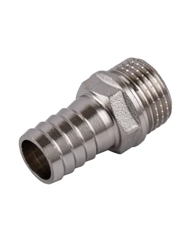 Штуцер Optimum NU3H2S 1/2 дюйма Н 16 мм никелированный