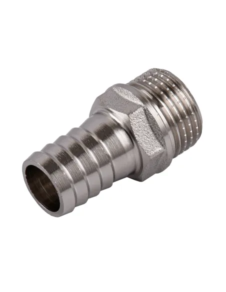 Штуцер Optimum NU3H2S 1/2 дюйма Н 16 мм никелированный