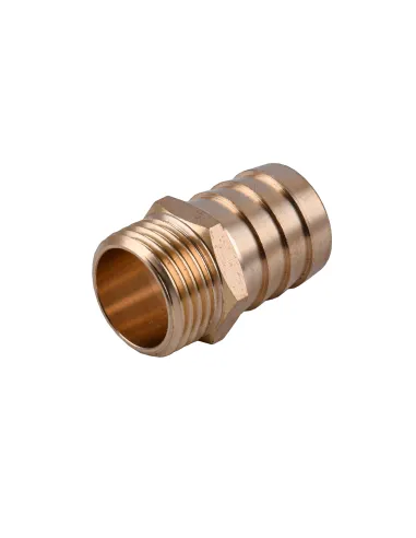 Штуцер Optimum LU3J2S 1/2 дюйма Н 20 мм латунный