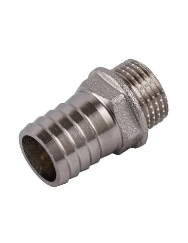 Штуцер Optimum NU3J2S 1/2 дюйма Н 20 мм никелированный