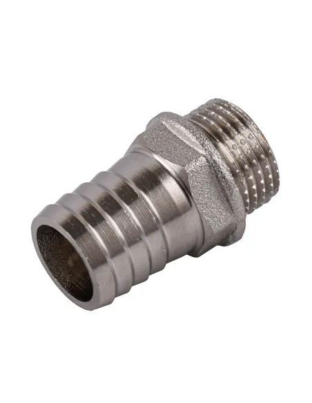 Штуцер Optimum NU3J2S 1/2 дюйми Н 20 мм нікельований