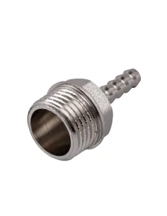 Штуцер Optimum NU3C2S 1/2 дюйма Н 6 мм никелированный