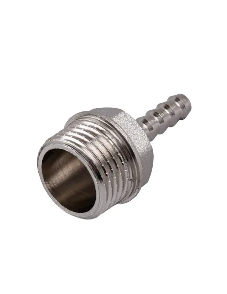 Штуцер Optimum NU3C2S 1/2 дюйма Н 6 мм никелированный