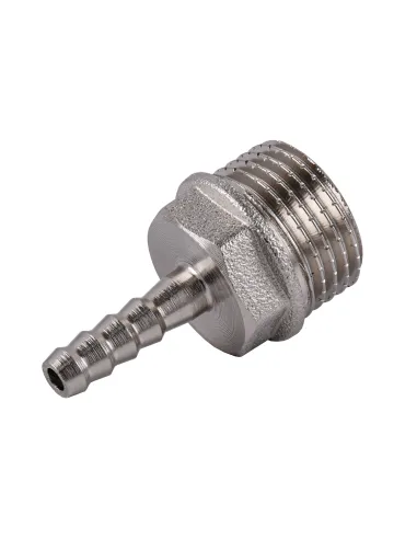 Штуцер Optimum NU3C2S 1/2 дюйми Н 6 мм нікельований