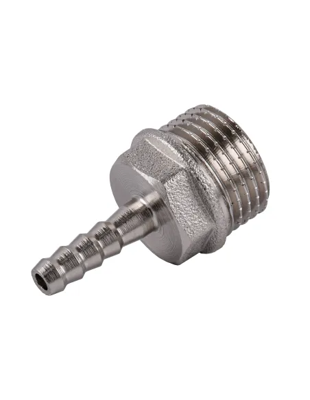 Штуцер Optimum NU3C2S 1/2 дюйма Н 6 мм никелированный