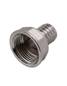 Штуцер Optimum NU5J1S 1 дюйма В 20 мм никелированный