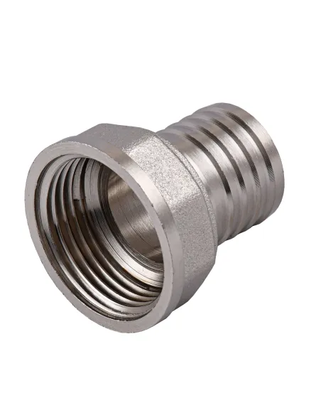 Штуцер Optimum NU5L1S 1 дюйма В 25 мм никелированный