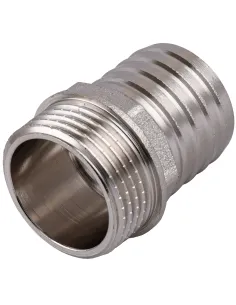 Штуцер Optimum NU5O2S 1 дюйма Н 30 мм никелированный