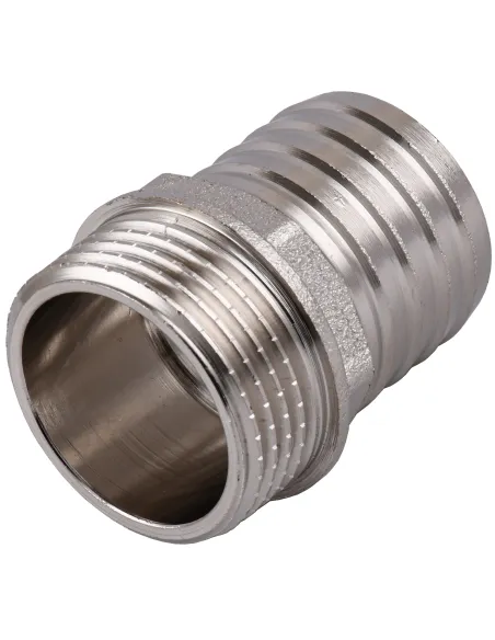 Штуцер Optimum NU5O2S 1 дюйма Н 30 мм никелированный