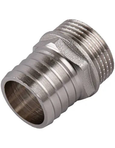 Штуцер Optimum NU5O2S 1 дюйма Н 30 мм нікельований