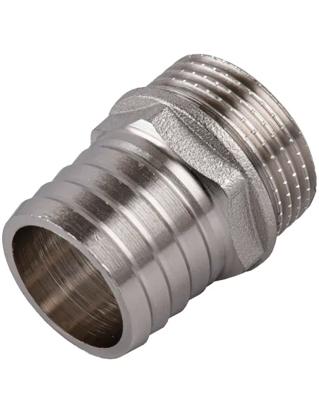 Штуцер Optimum NU5O2S 1 дюйма Н 30 мм нікельований