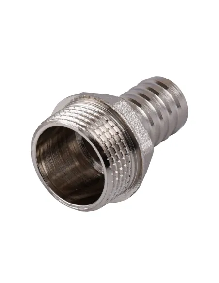 Штуцер Optimum NU4H2S 3/4 дюйма Н 16 мм никелированный