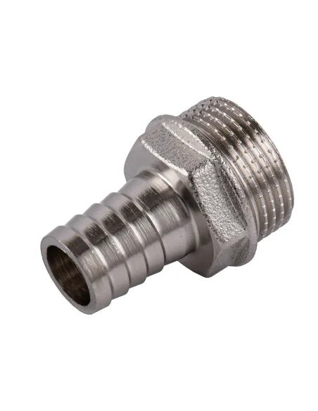 Штуцер Optimum NU4H2S 3/4 дюйми Н 16 мм нікельований