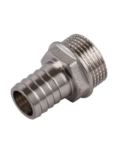 Штуцер Optimum NU4I2S 3/4 дюйми Н 18 мм нікельований