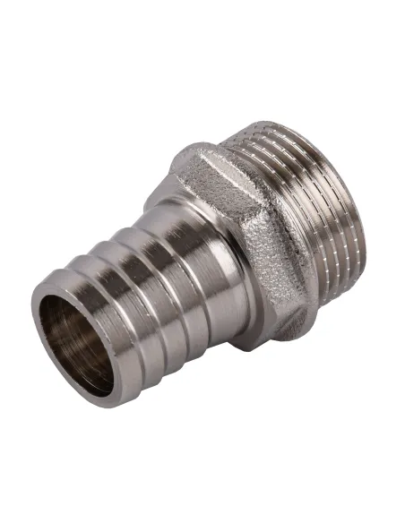 Штуцер Optimum NU4J2S 3/4 дюйма Н 20 мм никелированный