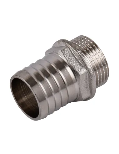 Штуцер Optimum NU4L2S 3/4 дюйма Н 25 мм никелированный