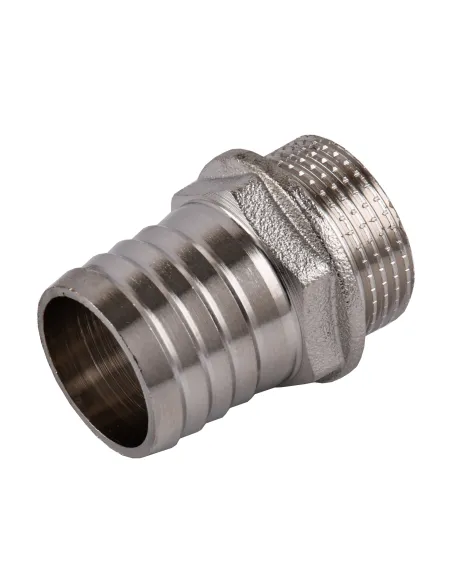 Штуцер Optimum NU4L2S 3/4 дюйми Н 25 мм нікельований