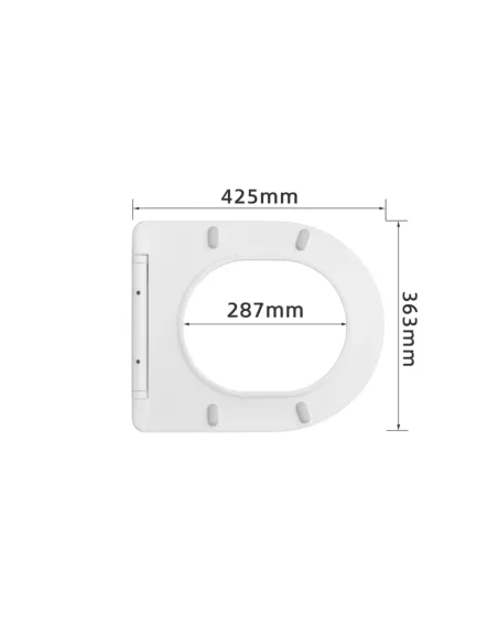 Сидіння для унітазу Q-Тap Slim QTSC179W48675, мікроліфт