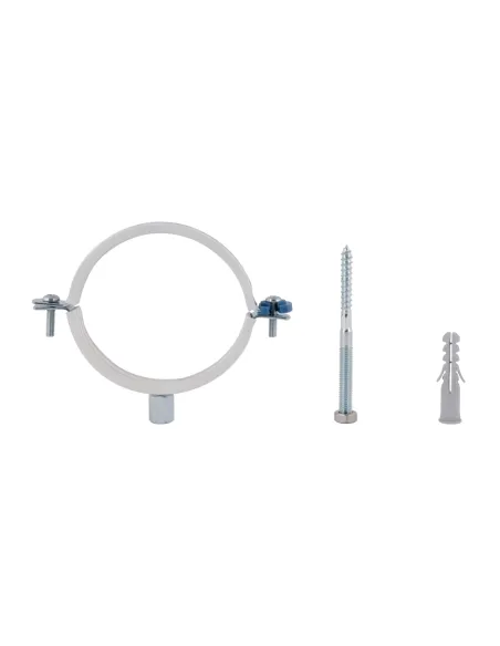 Хомут для трубы Thermo Alliance Forte SF10076 87-92 мм в сборе со шпилькой и дюбелем