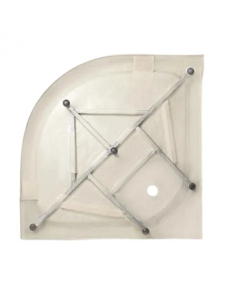 Душевая кабина с низким поддоном Lidz Latwa SC90x90.SAT.LOW.DGR, полукруглая