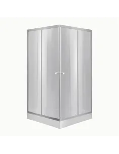 Душова кабіна з низьким піддоном Lidz Wawel SC90x90.SAT.LOW.DGR, квадратна