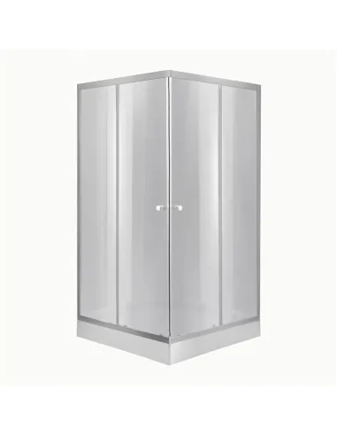 Душевая кабина с низким поддоном Lidz Wawel SC90x90.SAT.LOW.DGR, квадратная