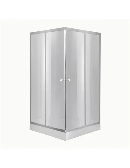 Душова кабіна з низьким піддоном Lidz Wawel SC90x90.SAT.LOW.DGR, квадратна